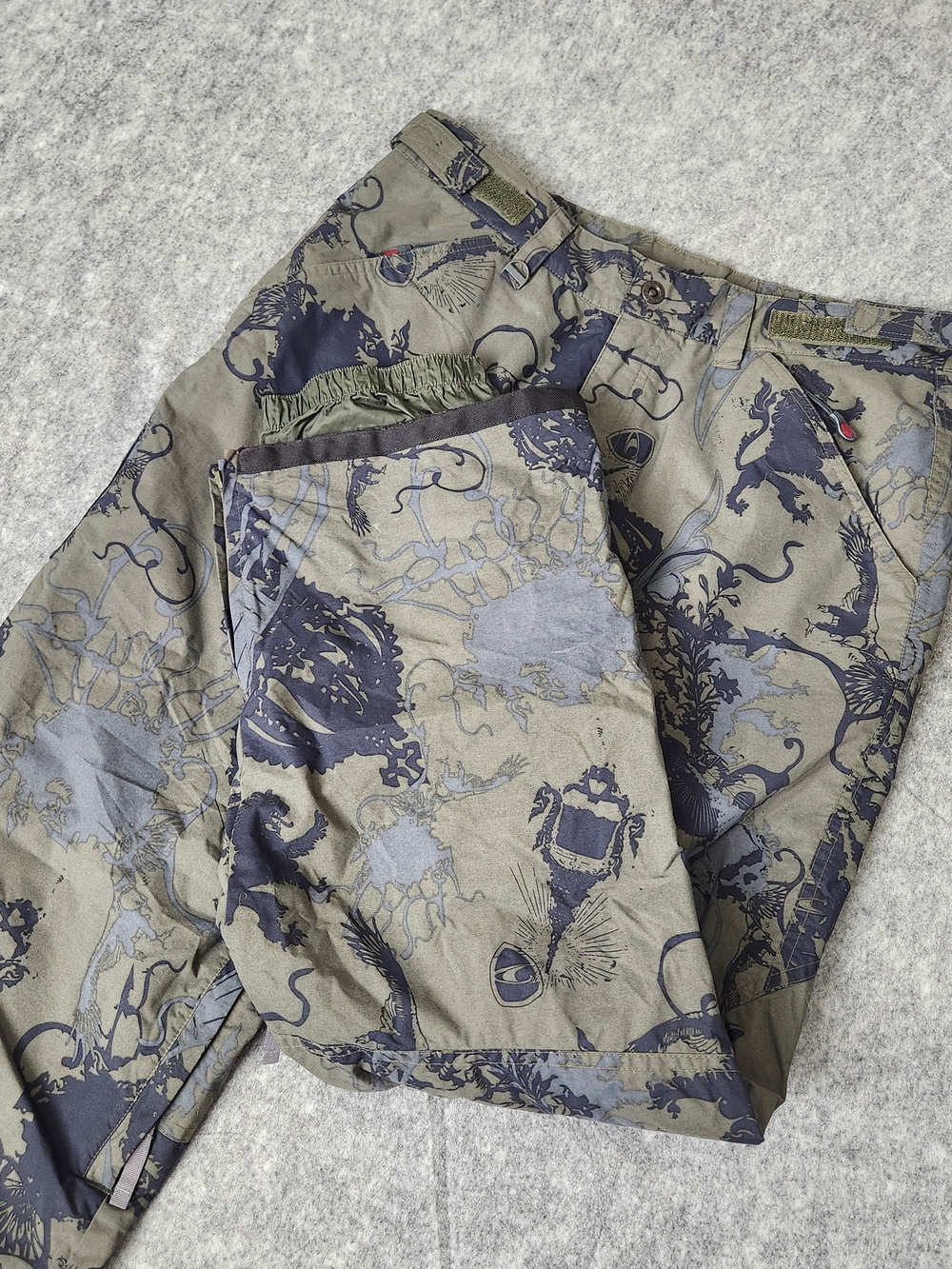 O'Neill Freedom Series Ski Snowboard Pants Men's L Green Camouflage Winter Snow
